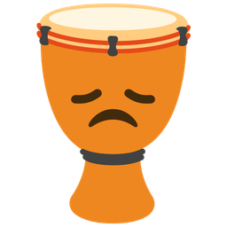 Long drum and Disappointed face