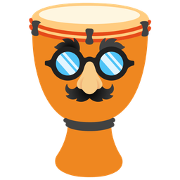 Long drum and Disguised face