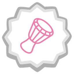 Long drum and Fish cake with swirl