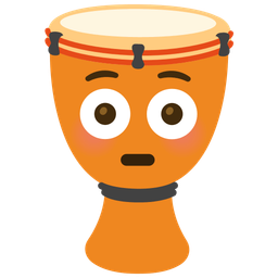 Long drum and Flushed face