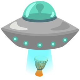 Long drum and Flying saucer