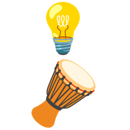 Long drum and Light bulb