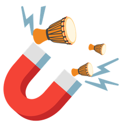 Long drum and Magnet