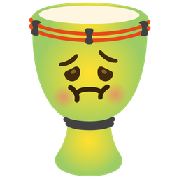 Long drum and Nauseated face