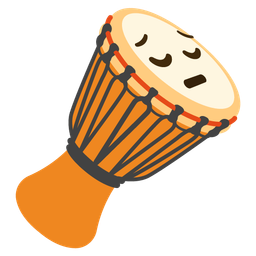 Long drum and Pensive face