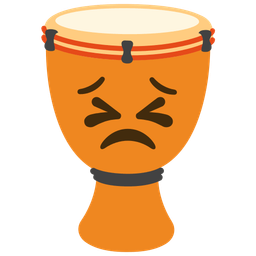 Long drum and Persevering face