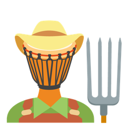 Long drum and Tractor