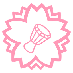 Long drum and White flower