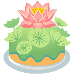 lotus and birthday cake