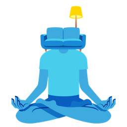 lotus and couch and lamp