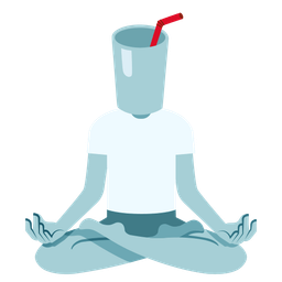 lotus and cup with straw