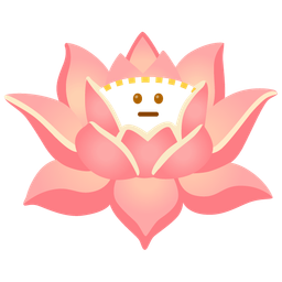 lotus and dotted line face