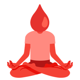 lotus and drop of blood