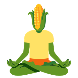 lotus and ear of corn