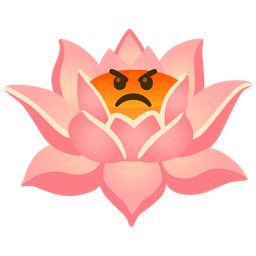 lotus and enraged face