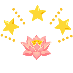 lotus and glowing star