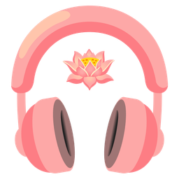lotus and headphone