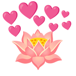 lotus and heart with arrow