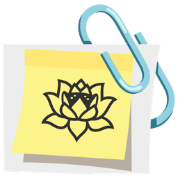 lotus and linked paperclips