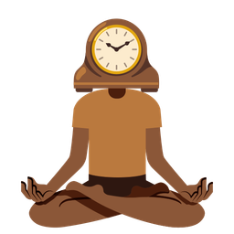 lotus and mantelpiece clock