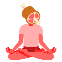 lotus and meat on bone