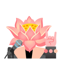lotus and microphone