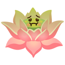 lotus and nauseated face