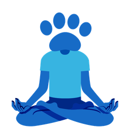 lotus and paw prints