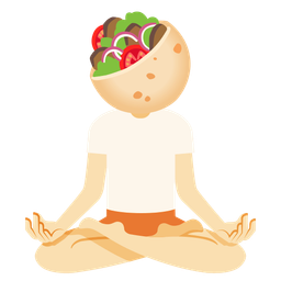 lotus and stuffed flatbread