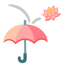 lotus and umbrella