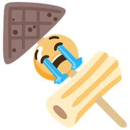 Loudly crying face and Oden