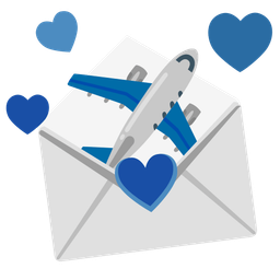 love letter and airplane