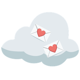 love letter and cloud