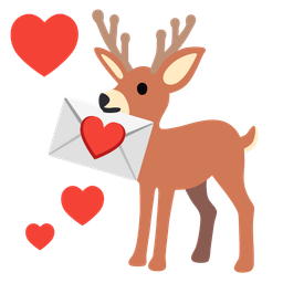 love letter and deer