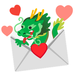 love letter and dragon