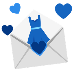 love letter and dress
