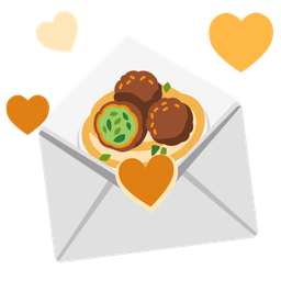 love letter and falafel