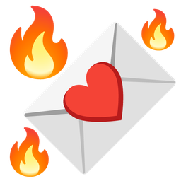 love letter and fire