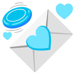 love letter and flying disc