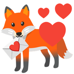 love letter and fox