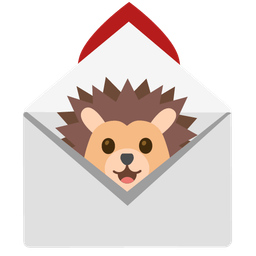 love letter and hedgehog