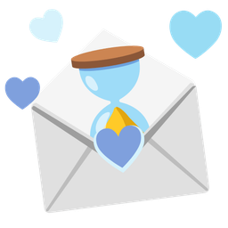 love letter and hourglass done