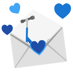 love letter and kick scooter