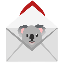 love letter and koala