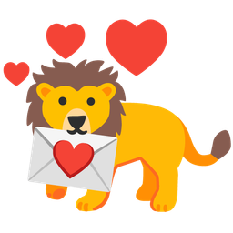 love letter and lion