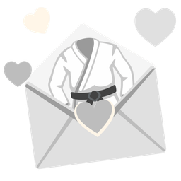 love letter and martial arts uniform