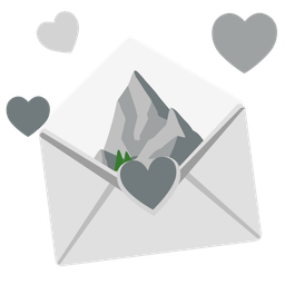 love letter and mountain