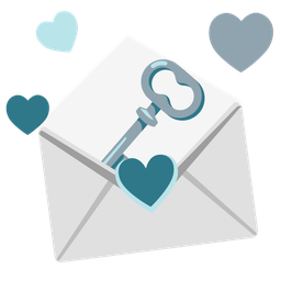 love letter and old key