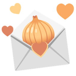 love letter and onion