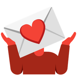 love letter and person shrugging